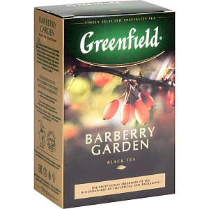 Чай чёрный Greenfield Barberry Garden, 100г