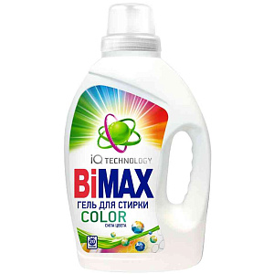 Гель для стирки концентрат BiMAX Color, 1,3л
