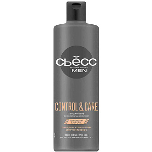 Шампунь-бальзам для нормальных волос 2 в 1 Сьёсс Men Control & Care, 450мл