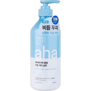 Шампунь от перхоти Derma & More Aha-Cooling Dandruff Care Освежающий, 600мл
