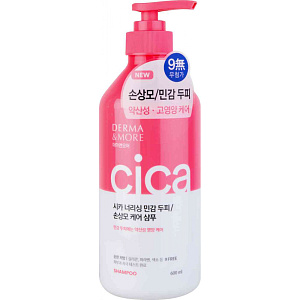Шампунь для поврежденных волос и чувствительной кожи головы Derma & More Cica Nourihing Питание, 600мл