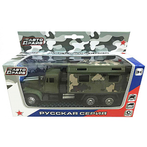 Военный грузовик инерционный Kiddie Drive Русская серия цвет: зелёный