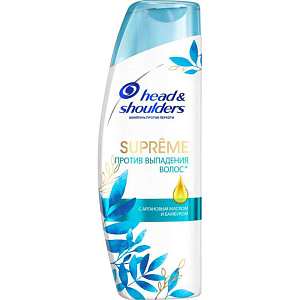 Шампунь против выпадения волос Head & Shoulders Supreme с аргановым маслом и бамбуком, 300мл