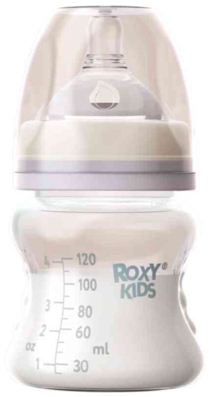 Бутылочка для кормления Roxy Kids S медленный поток, с рождения, 120мл