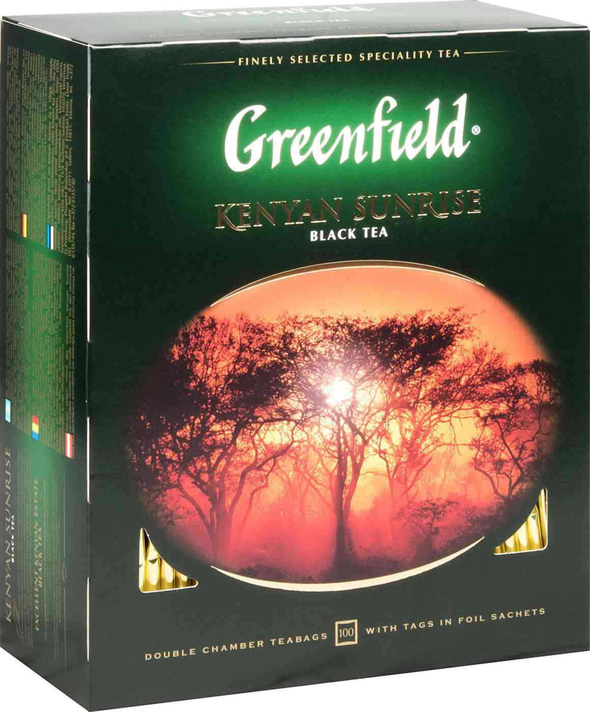 Чай чёрный Greenfield Kenyan Sunrise, 100×2г