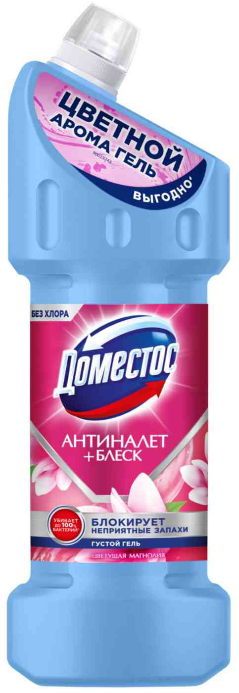 Чистящий гель Доместос Антиналет + Блеск цветущая магнолия, 1,5л