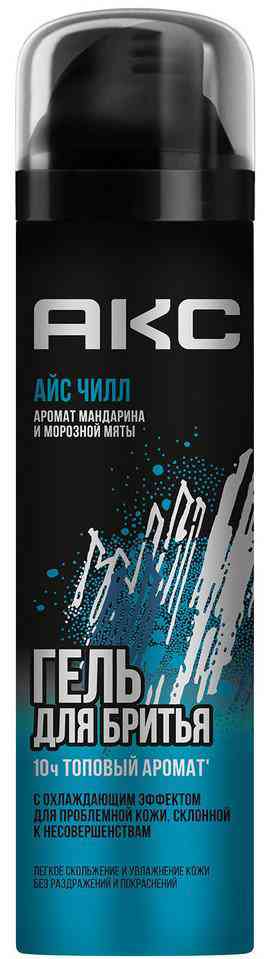 Гель для бритья Дав Айс Чилл, 200мл