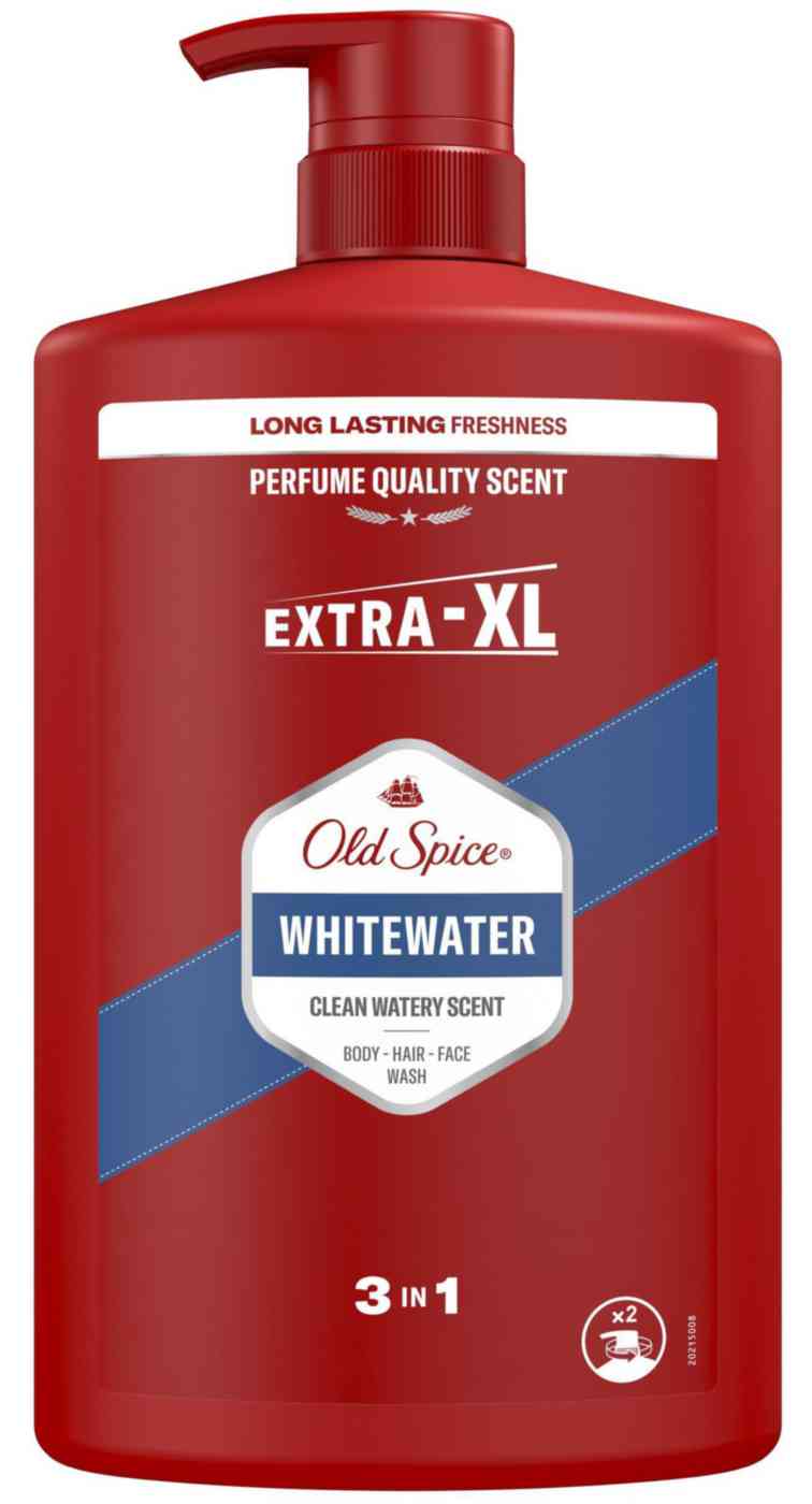 Гель для душа 3в1 Old Spice Whitewater, 1л