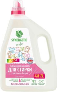 Гель для стирки цветного белья Synergetic Color, 2,28л