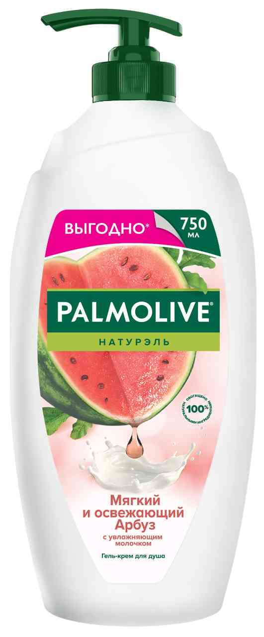 Гель-крем для душа Palmolive Натурэль арбуз, 750мл