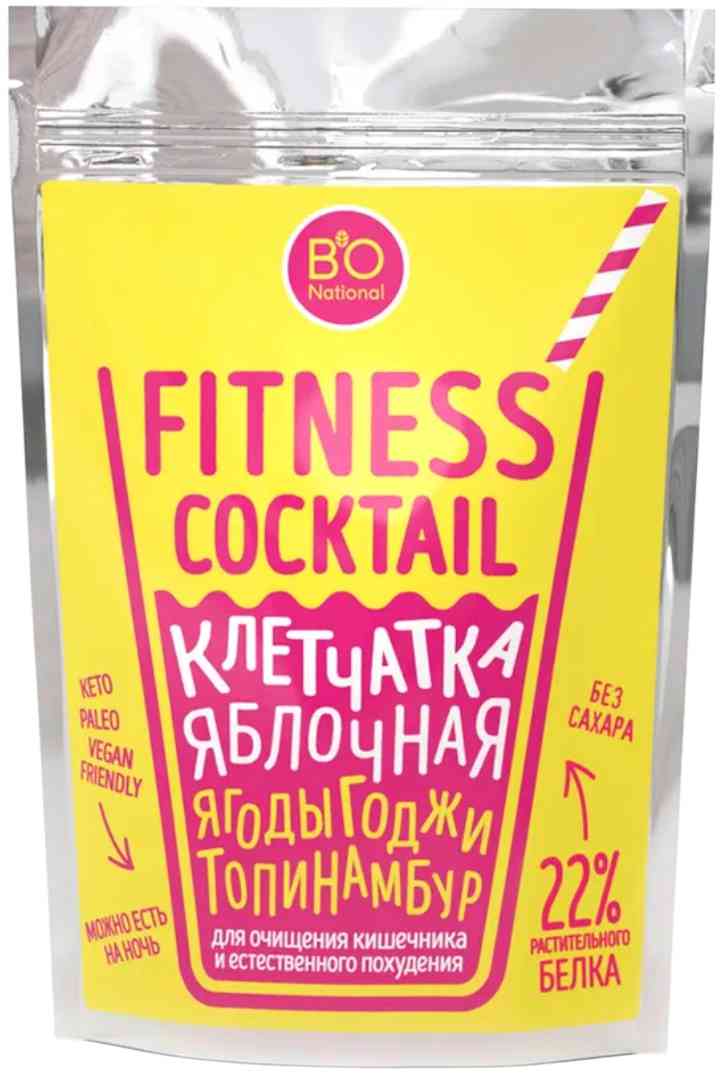 Клетчатка яблочная Bio National Fitness ягоды годжи-топинамбур, 150г