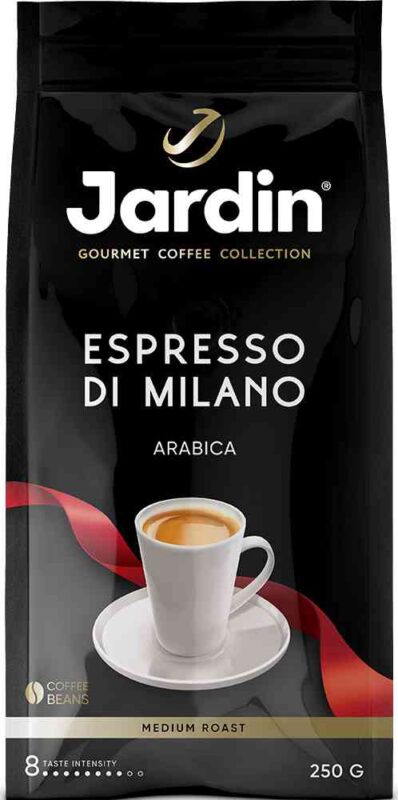 Кофе в зёрнах Jardin Espresso Di Milano средней обжарки, 250г