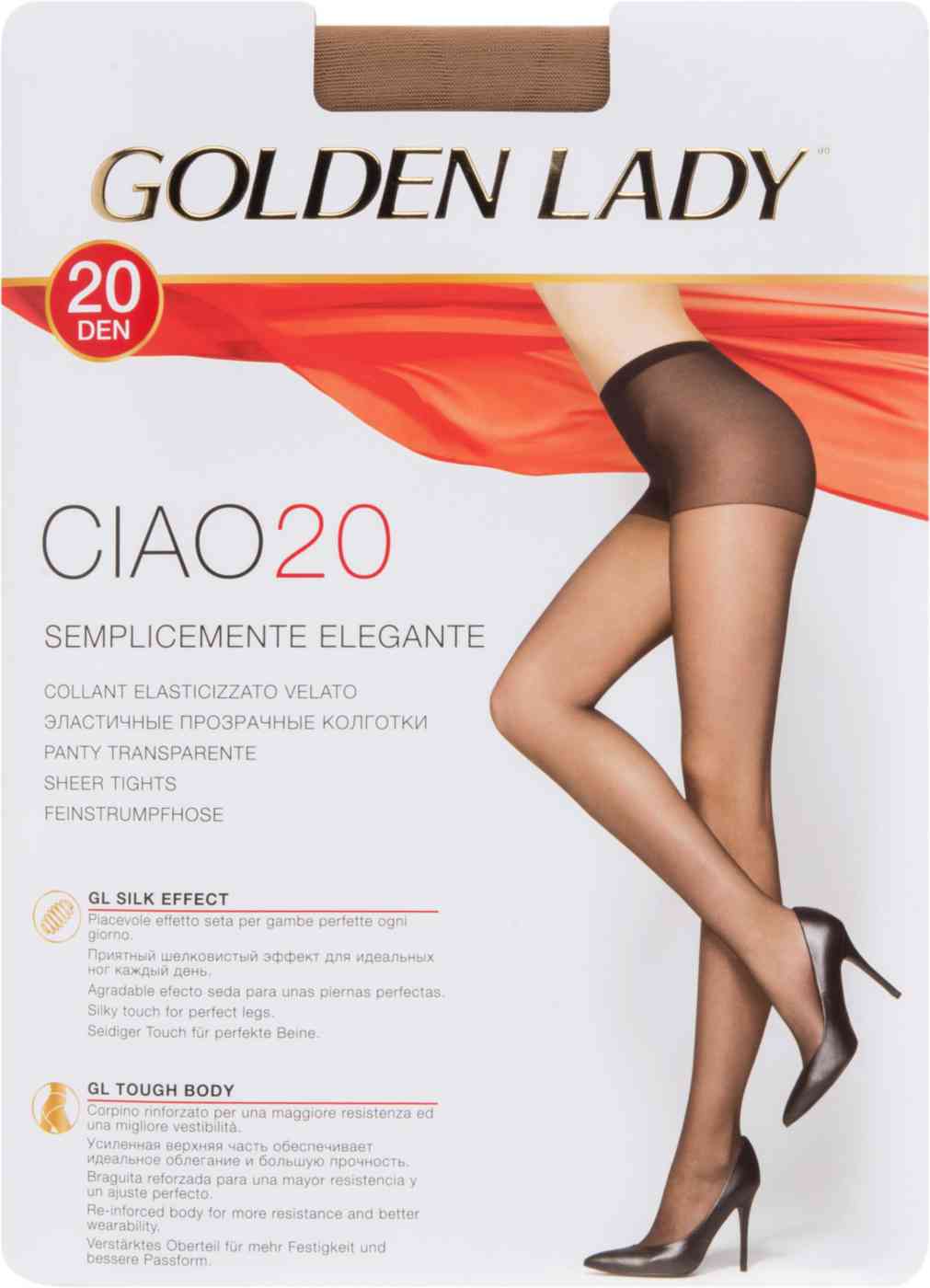 Колготки женские Golden Lady Ciao цвет: playa/телесный, 20den 3р-р