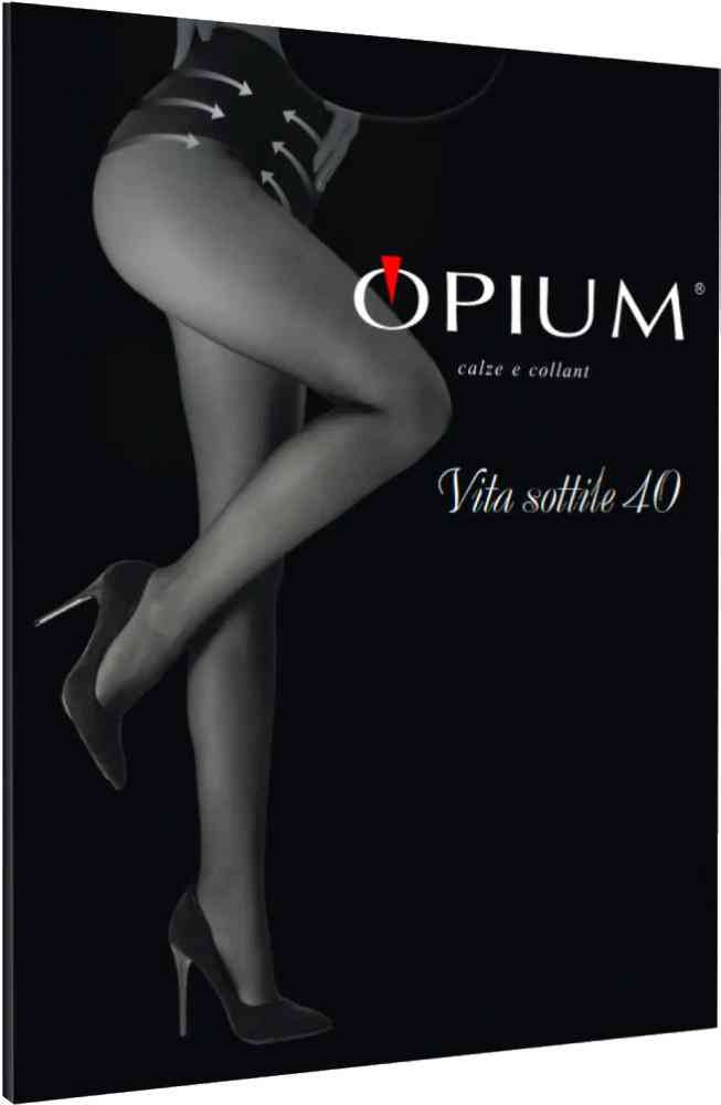 Колготки женские Opium Vita Sotille цвет: nero/черный, 40den 2р-р