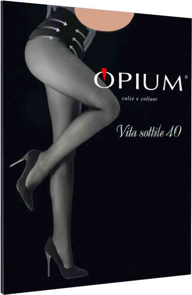 Колготки женские Opium Vita Sotille цвет: visone/легкий загар, 40den 4р-р