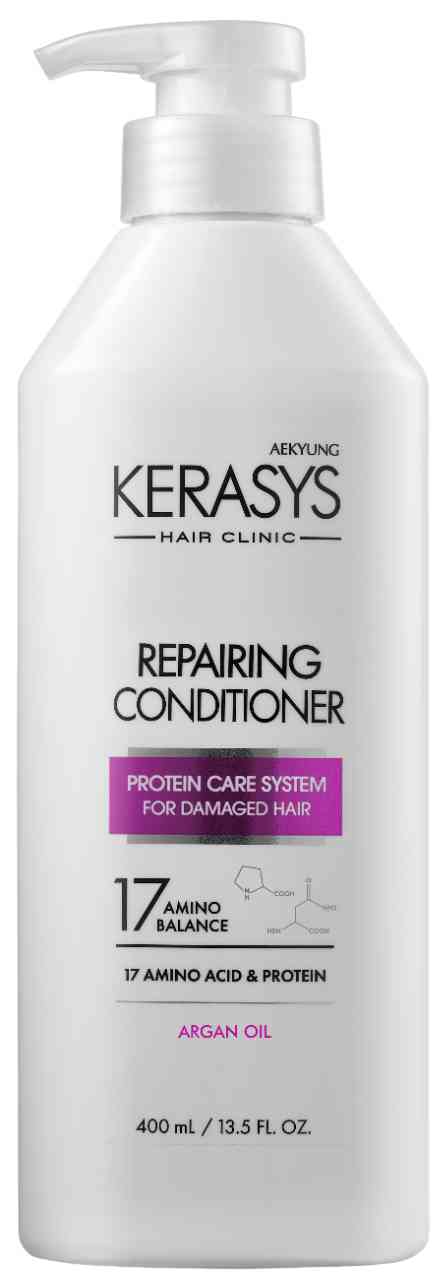 Кондиционер для поврежденных волос KeraSys Protein Care System восстанавливающий, 400мл