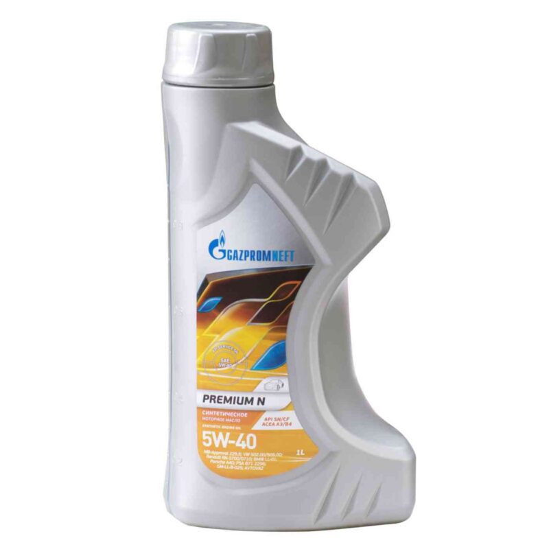 Масло моторное синтетическое Gazpromneft Premium N 5W-40, 1л