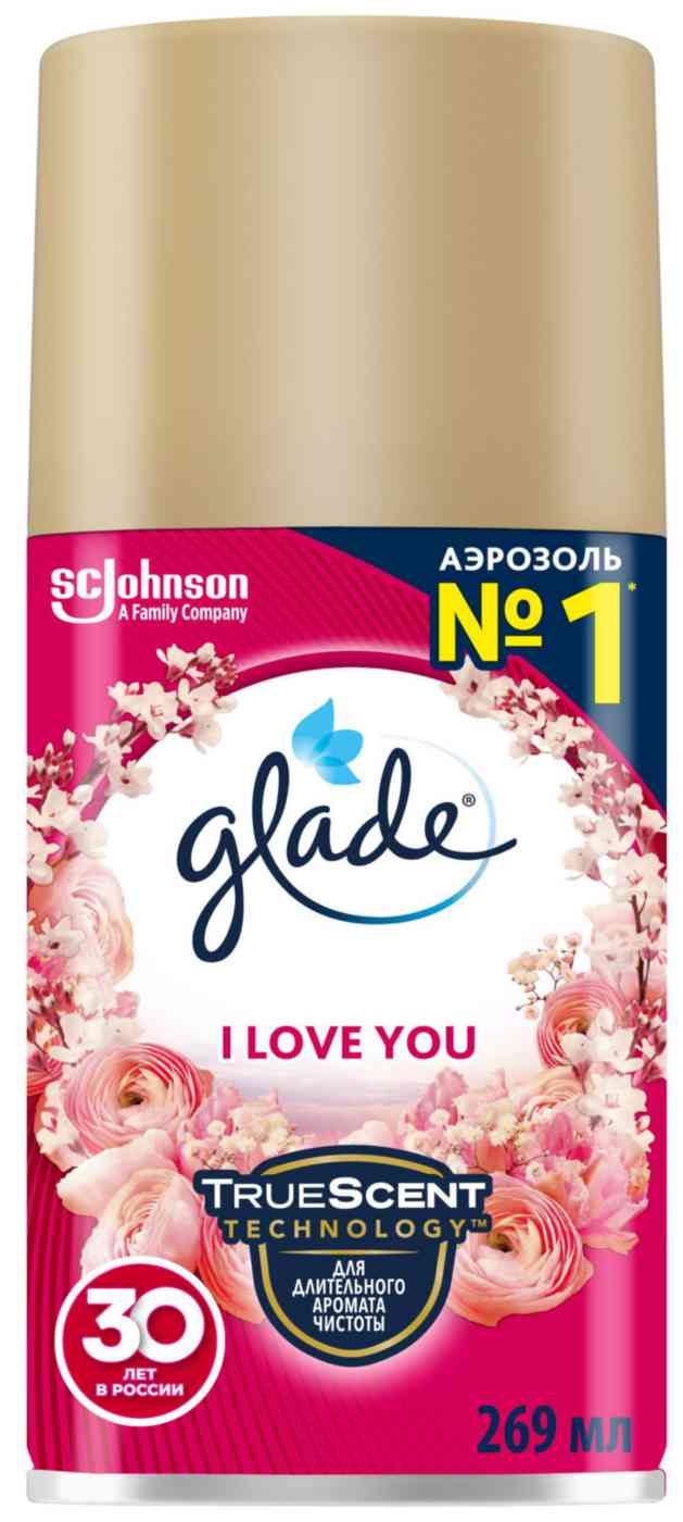 Освежитель воздуха Glade I love you сменный баллон, 269мл