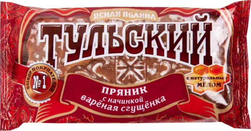 Пряник тульский Ясная Поляна с вареной сгущенкой, 130г