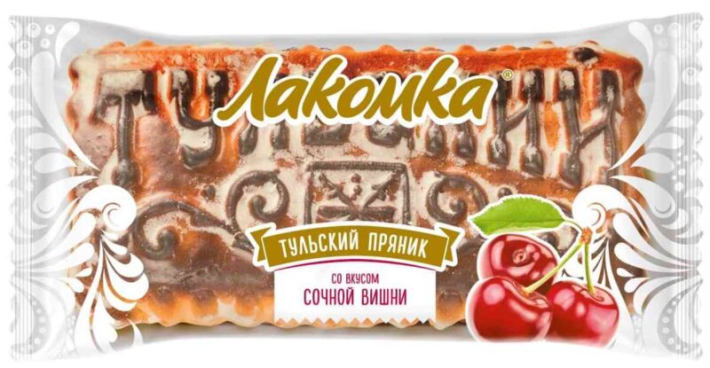 Пряник тульский Ясная Поляна вишня, 130г