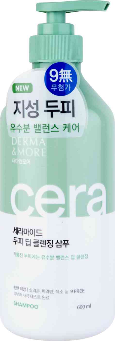 Шампунь Derma & More Ceramide Deep Cleansing Глубокое очищение, 600мл