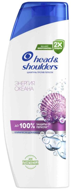 Шампунь против перхоти Head & Shoulders энергия океана, 360мл