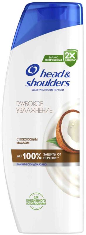 Шампунь против перхоти Head & Shoulders глубокое увлажнение с кокосовым маслом, 360мл