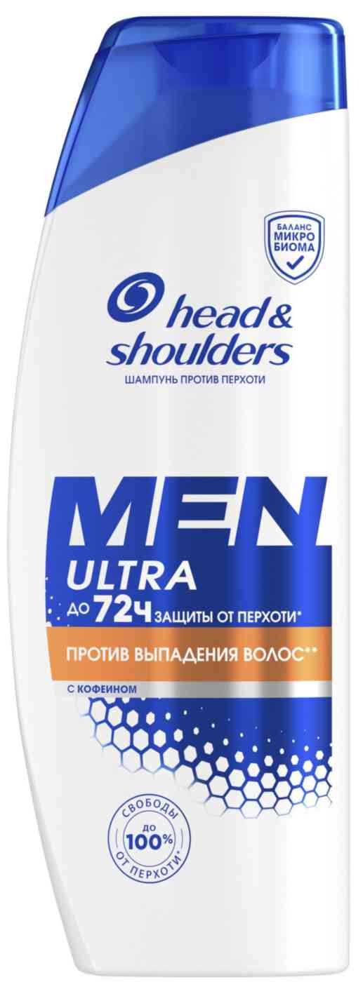 Шампунь против перхоти Head & Shoulders Men Ultra против выпадения волос, 360мл