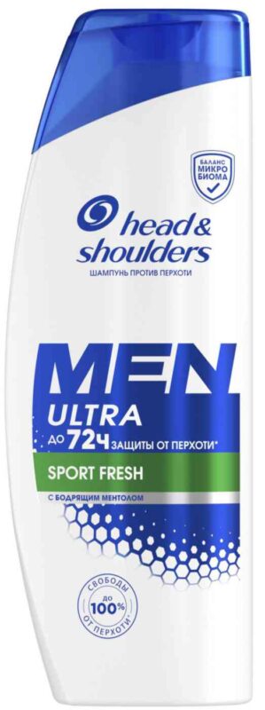 Шампунь против перхоти Head & Shoulders Men Ultra Sport Fresh, 360мл