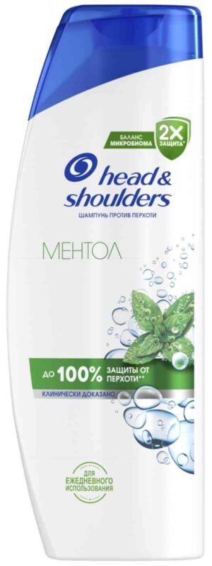 Шампунь против перхоти Head & Shoulders ментол, 360мл