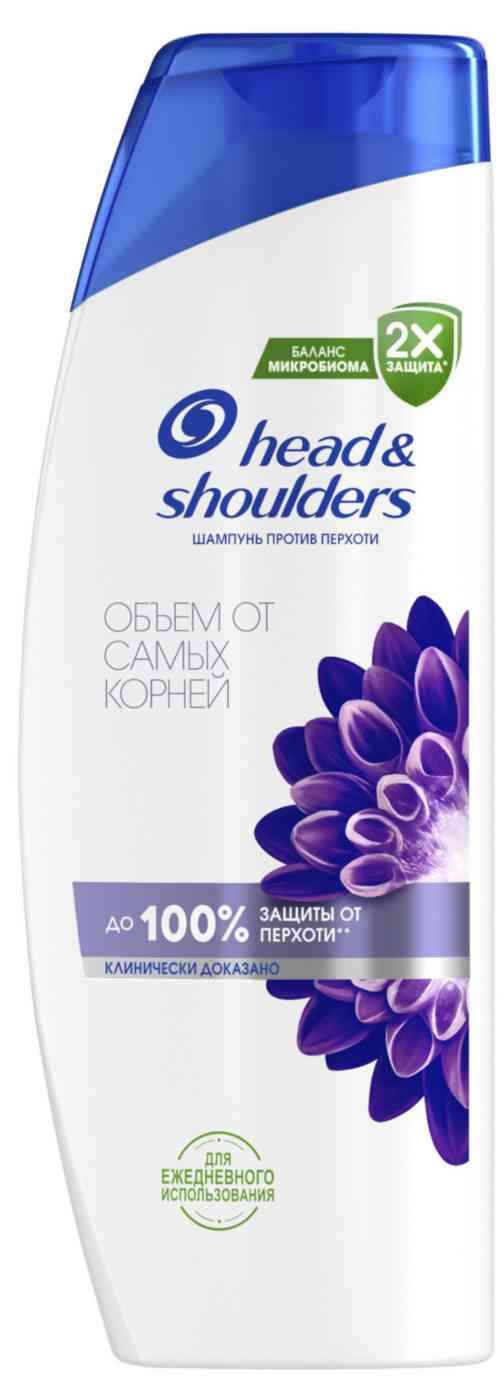 Шампунь против перхоти Head & Shoulders объем от самых корней, 360мл
