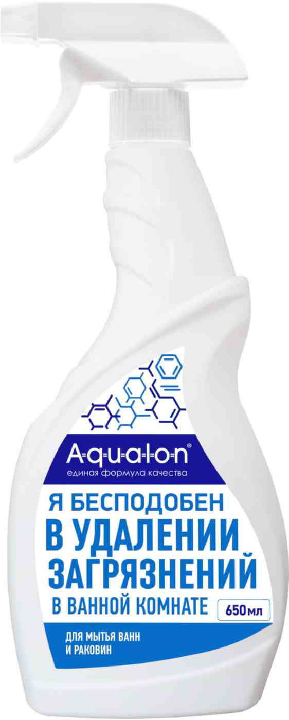 Спрей для мытья ванн и раковин Aqualon, 650мл