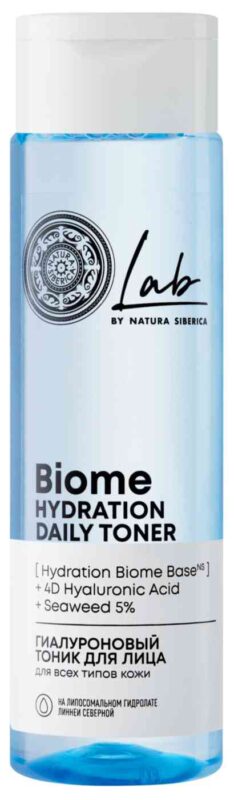 Тоник для лица гиалуроновый Natura Siberica Lab Biome Hydration, 250мл