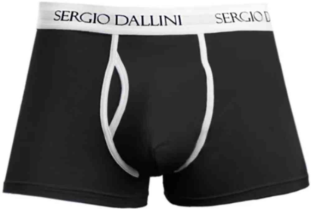 Трусы-боксеры мужские Sergio Dallini Спорт цвет: чёрный/белый, 2XL/52-54р-р