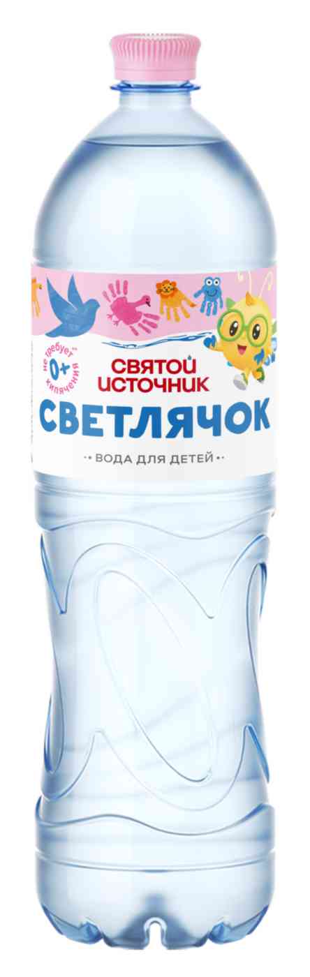 Вода детская питьевая Святой Источник Светлячок негазированная 0+, 1,5л