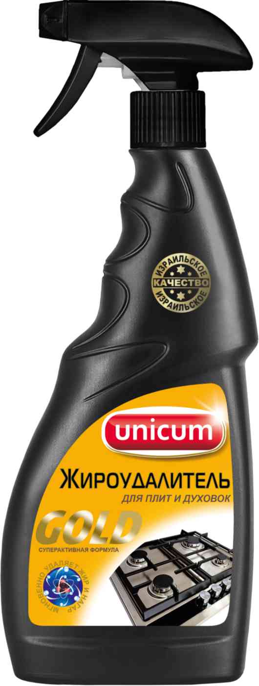 Жироудалитель для плит и духовок Unicum Gold, 500мл