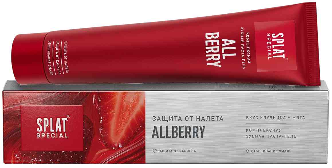 Зубная паста-гель Splat Special Allberry комплексная, 75мл